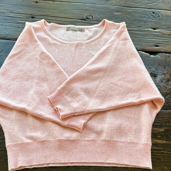 Brodie Cashmere Pink Sweater with White Star Size S - Picture 3 of 8